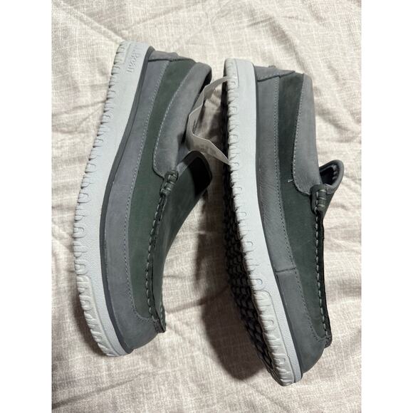 NWOB LL Bean All Week Slippers Loafers Moccasins Fur Suede Mens 8 Sage MSRP $99 - Picture 5 of 9